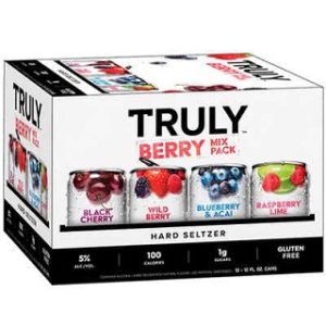 TRULY Hard Seltzer Berry Variety Pack, Spiked